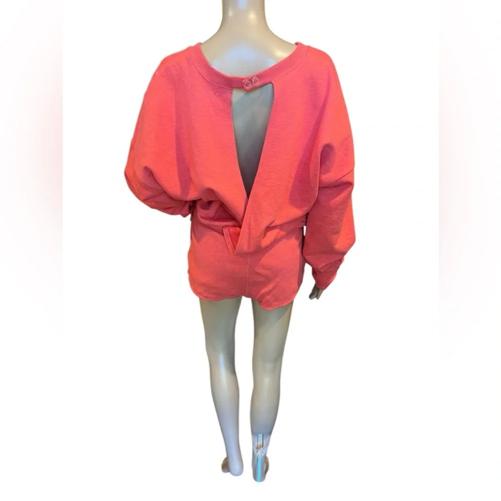 Free People FP Movement For The Win playsuit Womens Melon size M